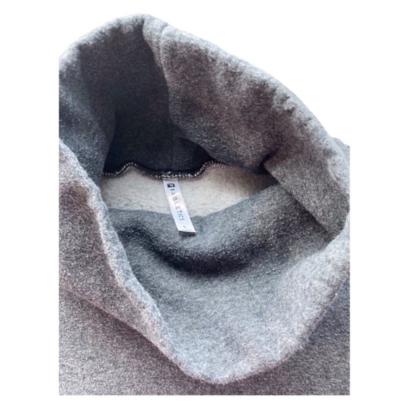 Fabletics Zaylee Funnel Neck Pullover Sweatshirt - Heather Gray - Large - Picture 10 of 10